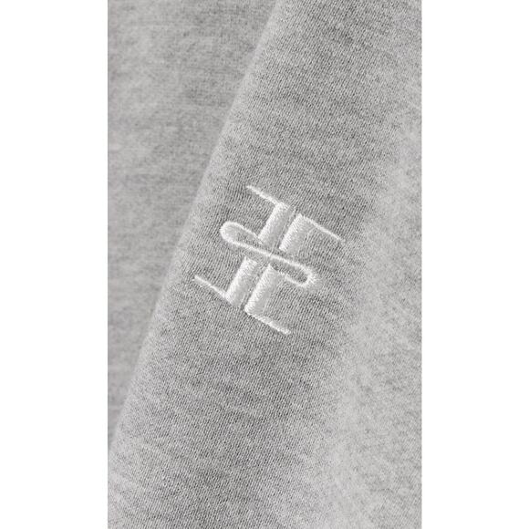 Eterne Shrunken Raglan Sweatshirt in Heather Grey L - Picture 2 of 4